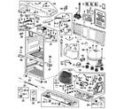 Samsung RF267AZRS/XAA-00 cabinet diagram