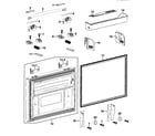 Samsung RF267AZRS/XAA-00 freezer door diagram