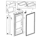 Samsung RF267AZRS/XAA-00 refrigerator door-r diagram