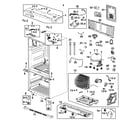 Samsung RF267AERS/XAA-00 cabinet diagram
