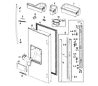 Samsung RF267AERS/XAA-00 refrigerator door-l diagram
