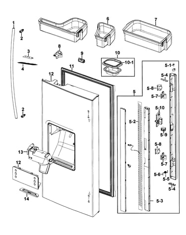 Refrigerator door-l