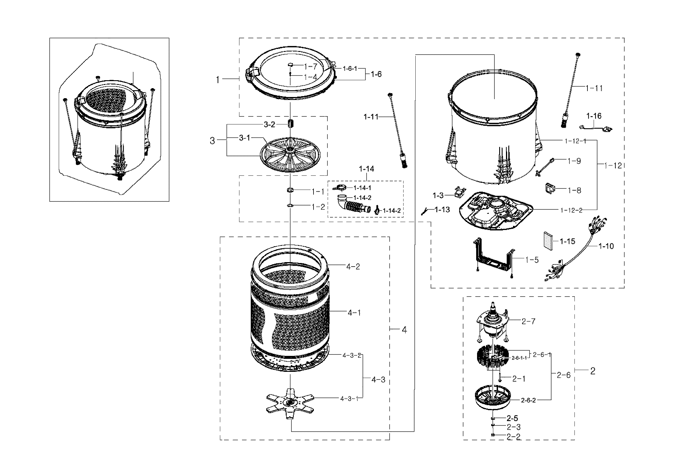 Tub parts
