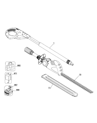 Trimmer assy