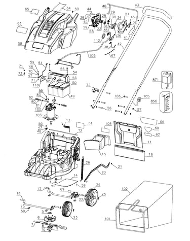 Mower assy