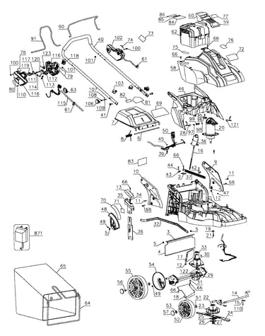Mower assy