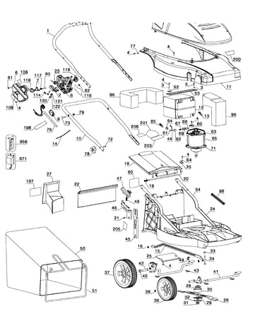 Mower assy