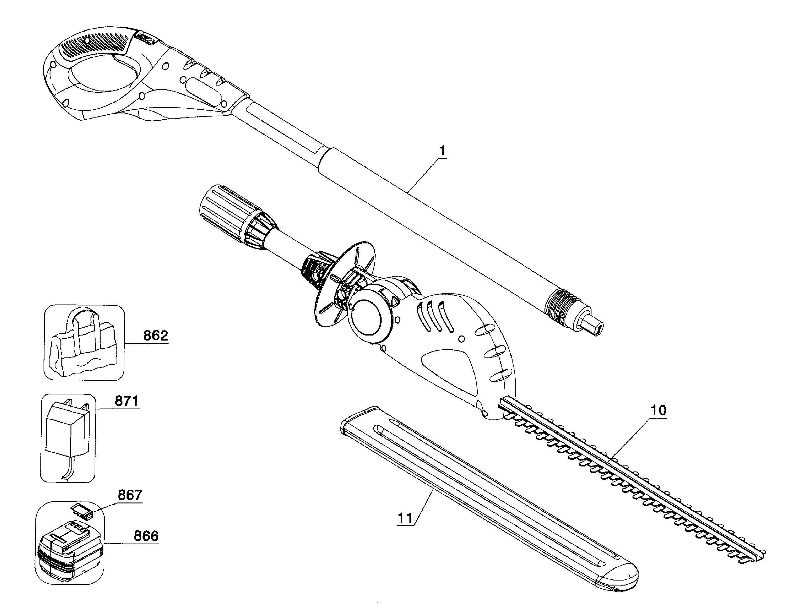 Trimmer assy