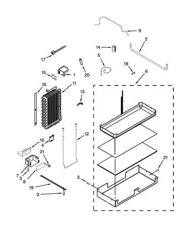 Lower unit/tube parts