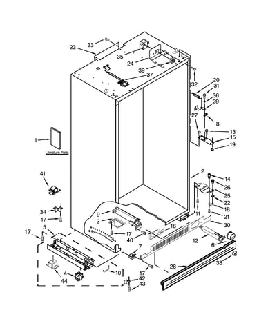 Cabinet parts