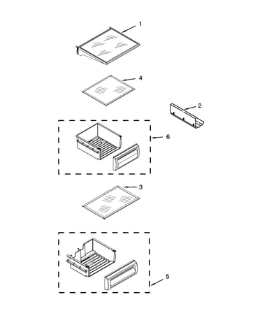 Ref shelf parts