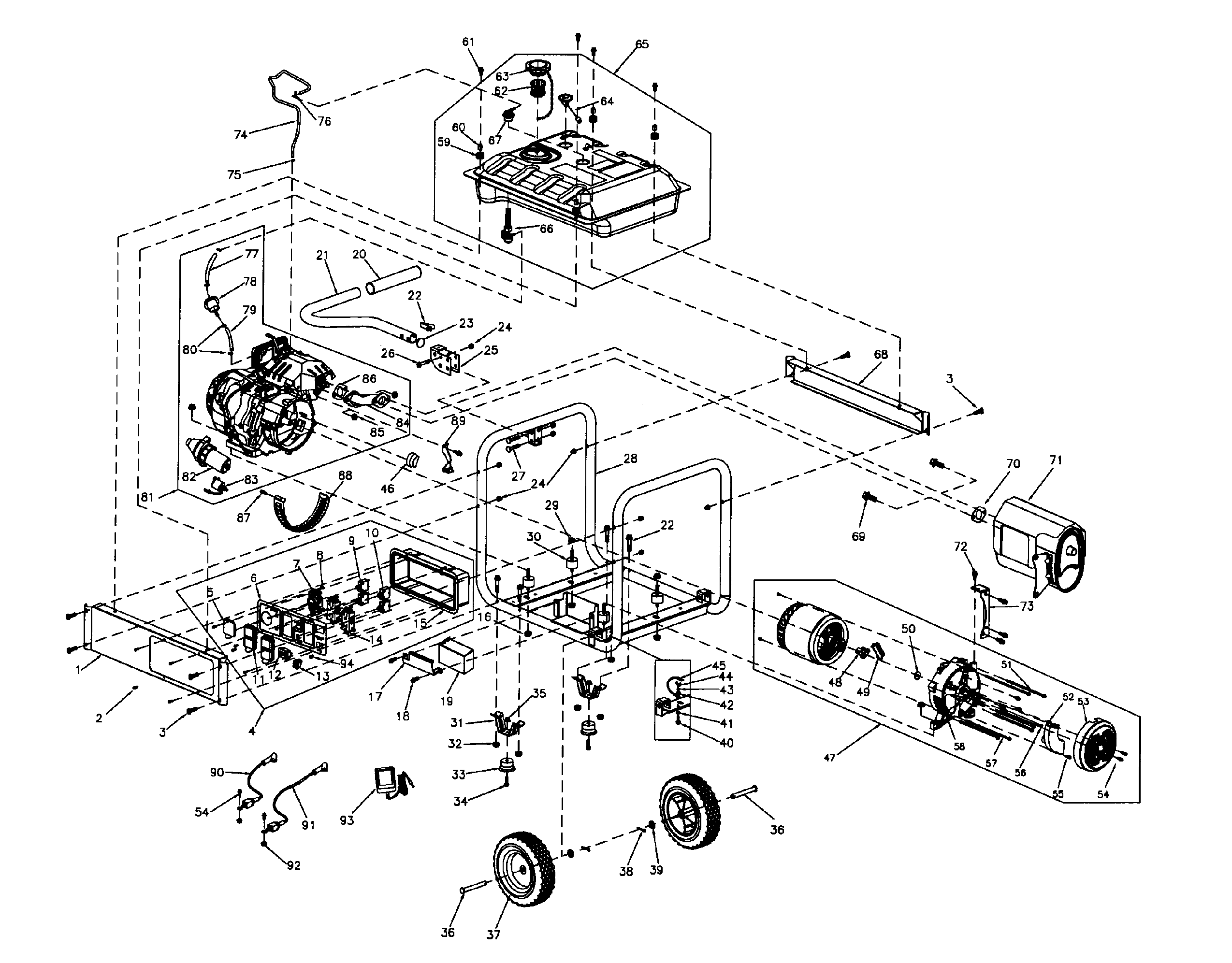 Frame assy