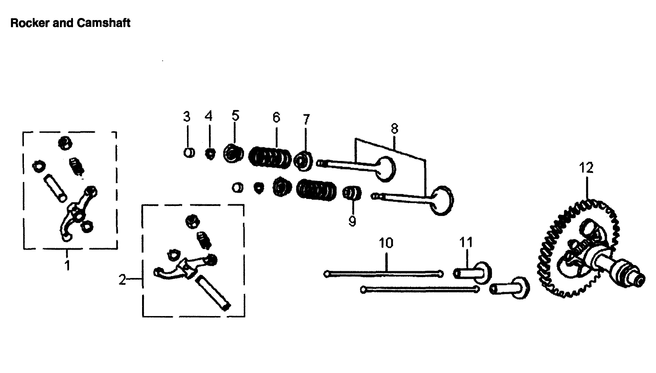 Rocker & camshaft