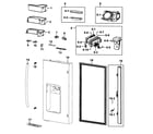 Samsung RF4287HAPN/XAA-00 refrigerator door l diagram