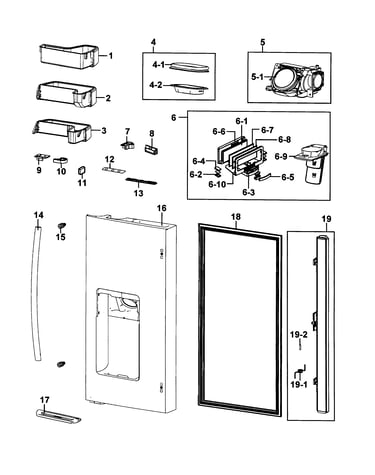 Refrigerator door l