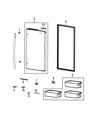 Refrigerator door r