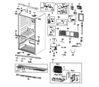 Samsung RF4287HAPN/XAA-01 cabinet diagram