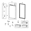 Samsung RF4287HARS/XAA-00 refrigerator door r diagram