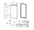 Samsung RF4287HARS/XAA-00 refrigerator door r diagram
