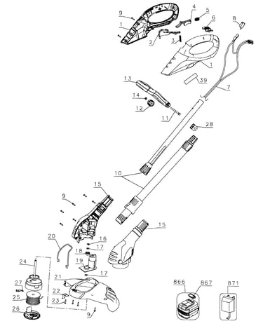 Trimmer assy