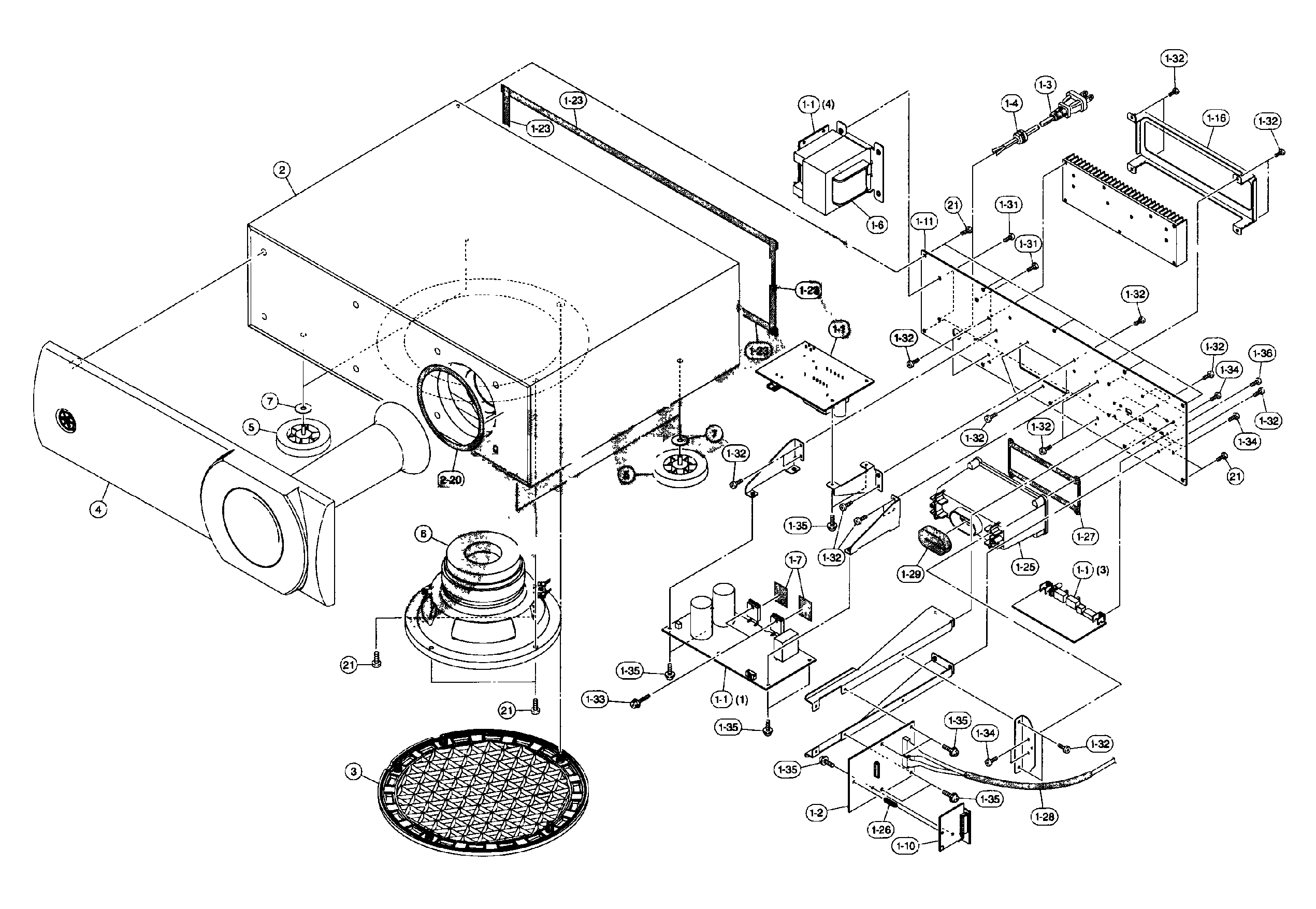 SUBWOOFER ASSY