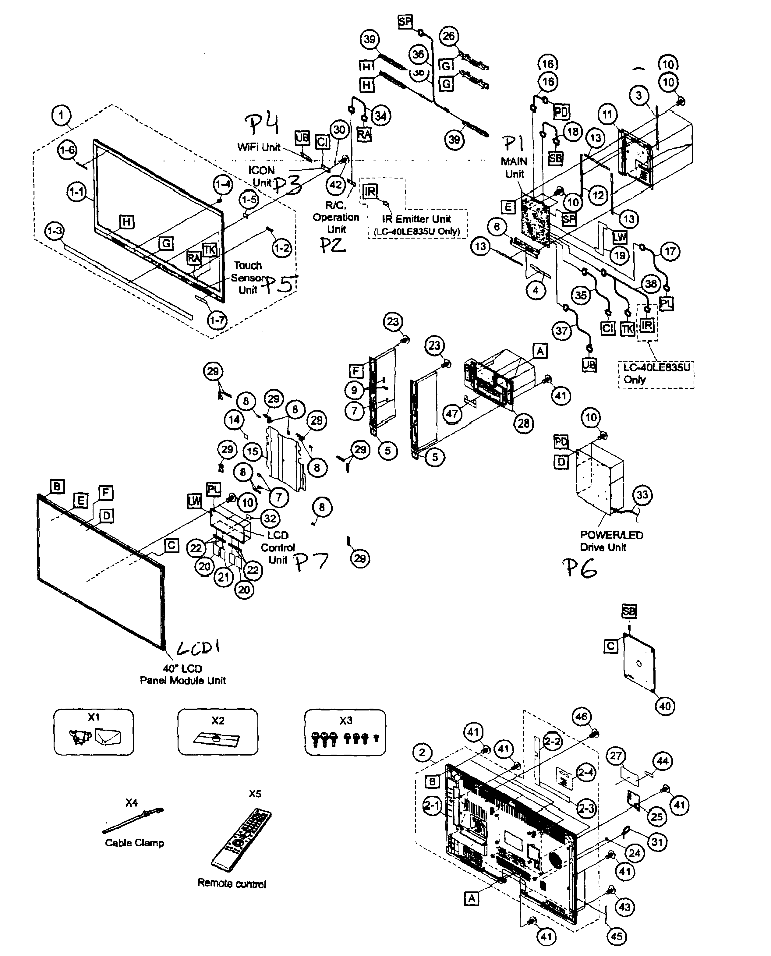 CABINET PARTS