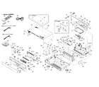 Yamaha HTR-3066 cabinet parts diagram