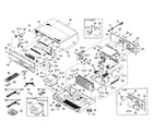 Yamaha HTR-4063 cabinet parts diagram