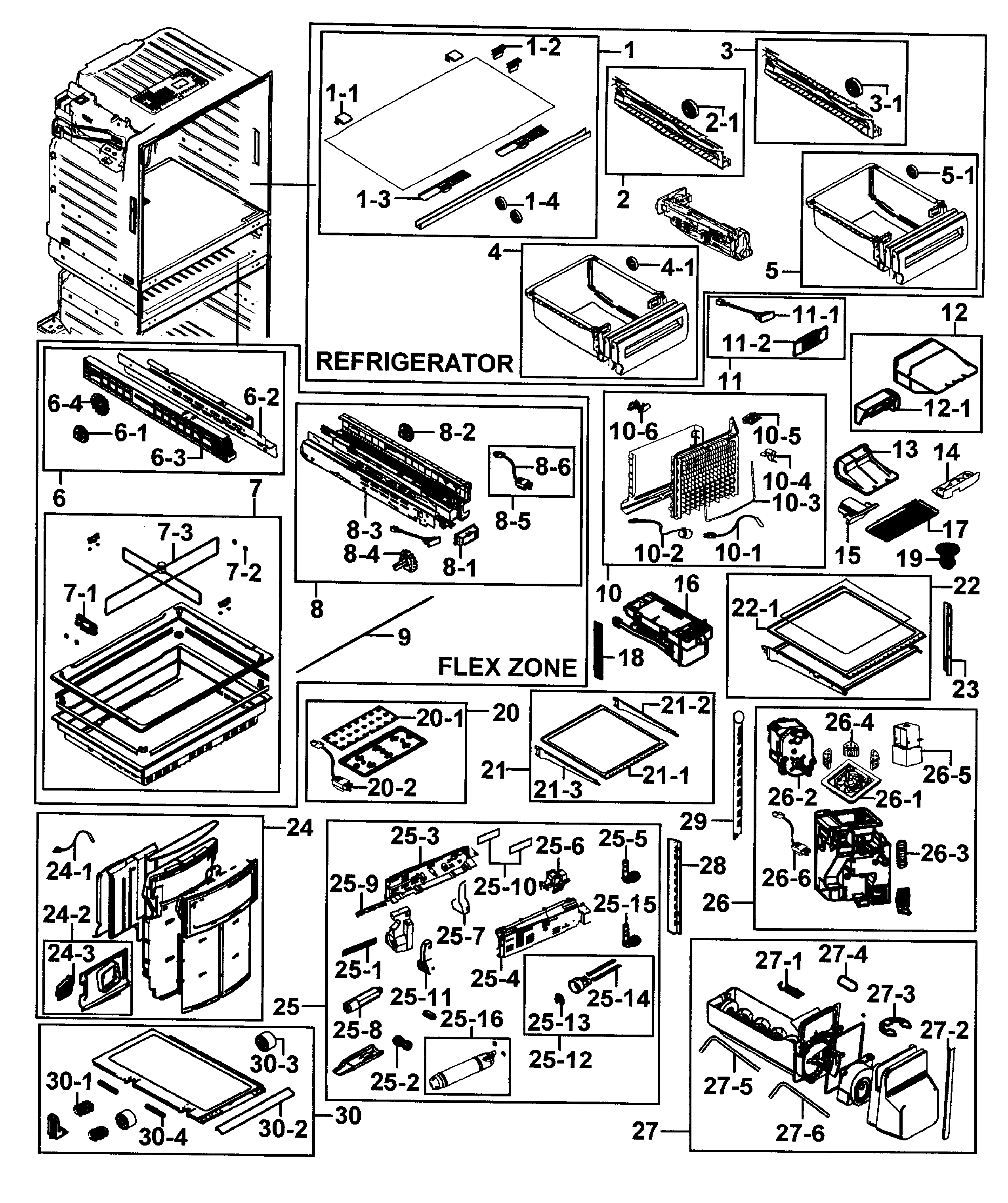 Refrigerator / icemaker