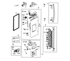 Samsung RF28HMEDBWW/AA-00 refrigerator door l diagram