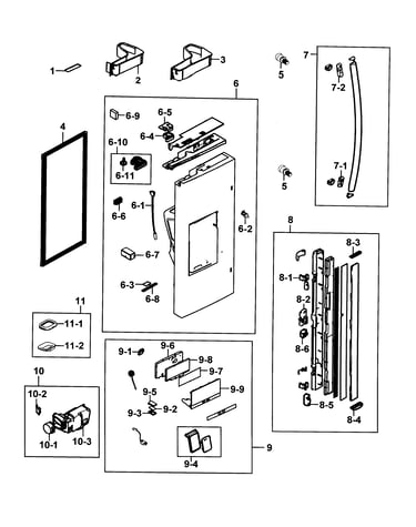 Refrigerator door l