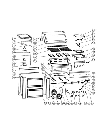 Grill assy