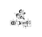 Generac 006001-0 crankshaft & piston diagram