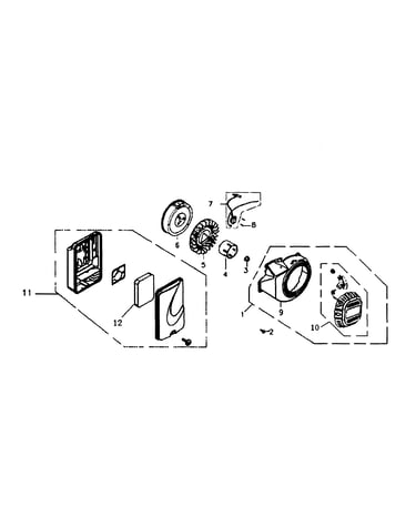 Starter & air cleaner