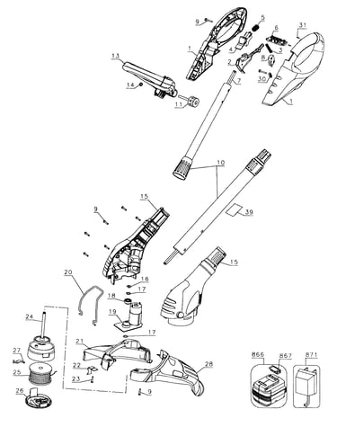 Trimmer assy