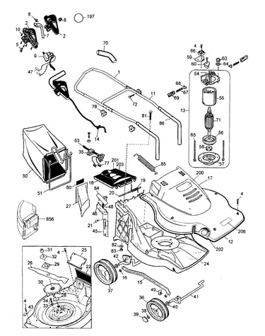 Mower assy