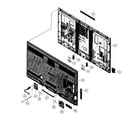 Sony KDL-65W850A cabinet 1 diagram