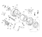 Bosch WAS20160UC/33 tub assy diagram