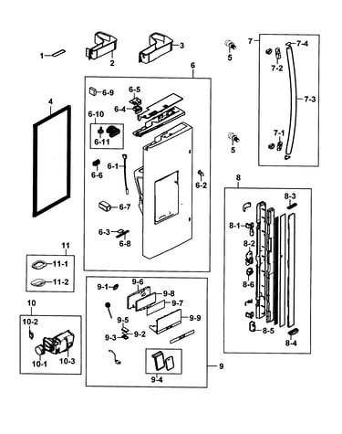 Refrigerator door l