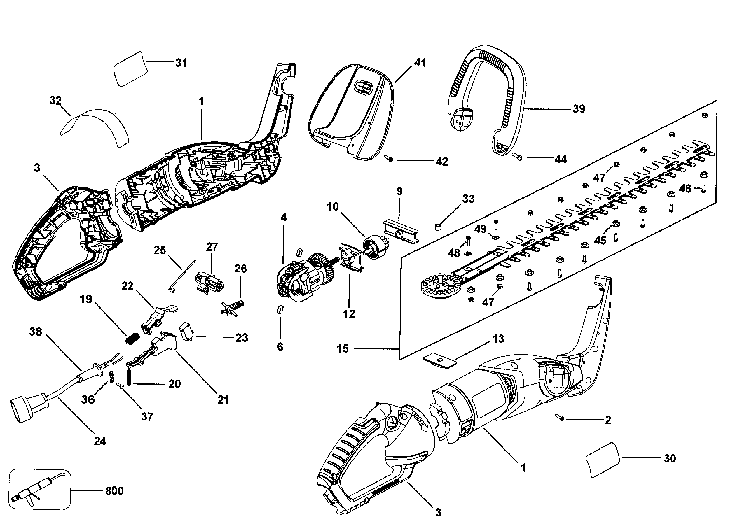Trimmer assy