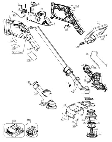 Trimmer assy