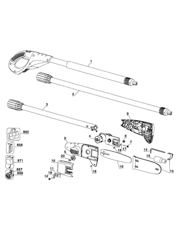 Saw assy