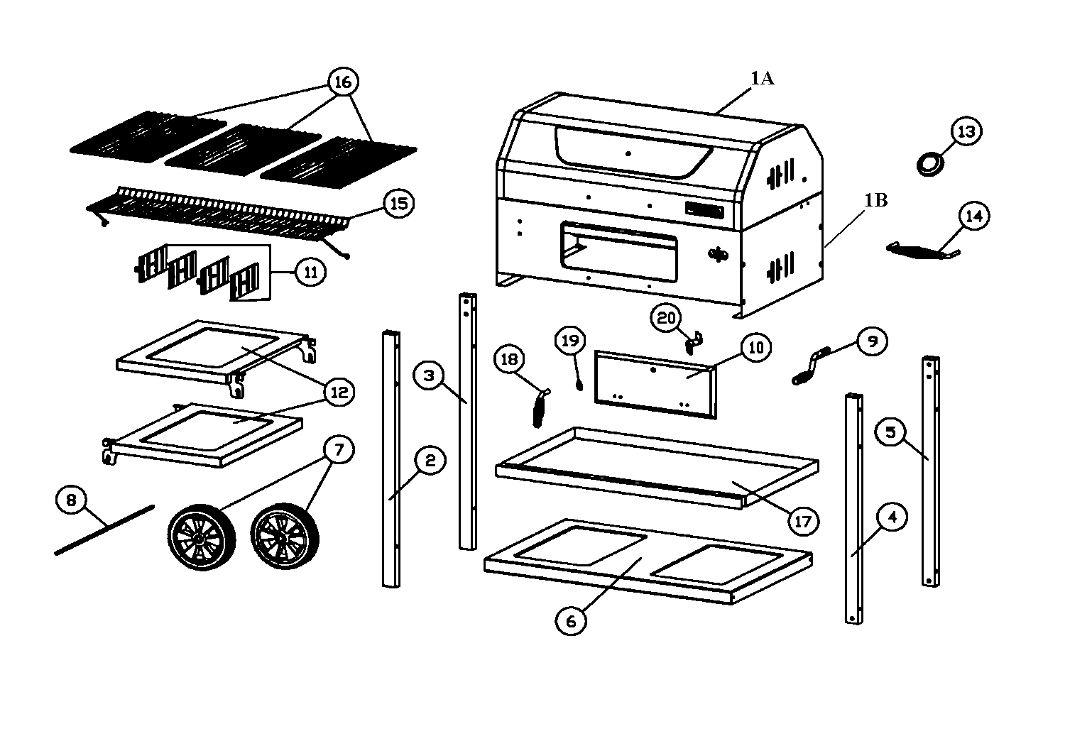 Grill assy