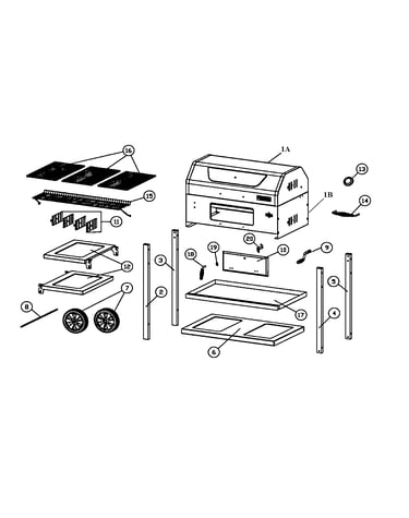 Grill assy