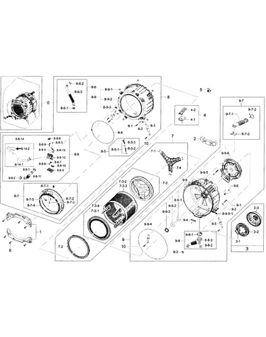 Tub assy