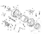 Bosch WAS20160UC/38 tub assy diagram