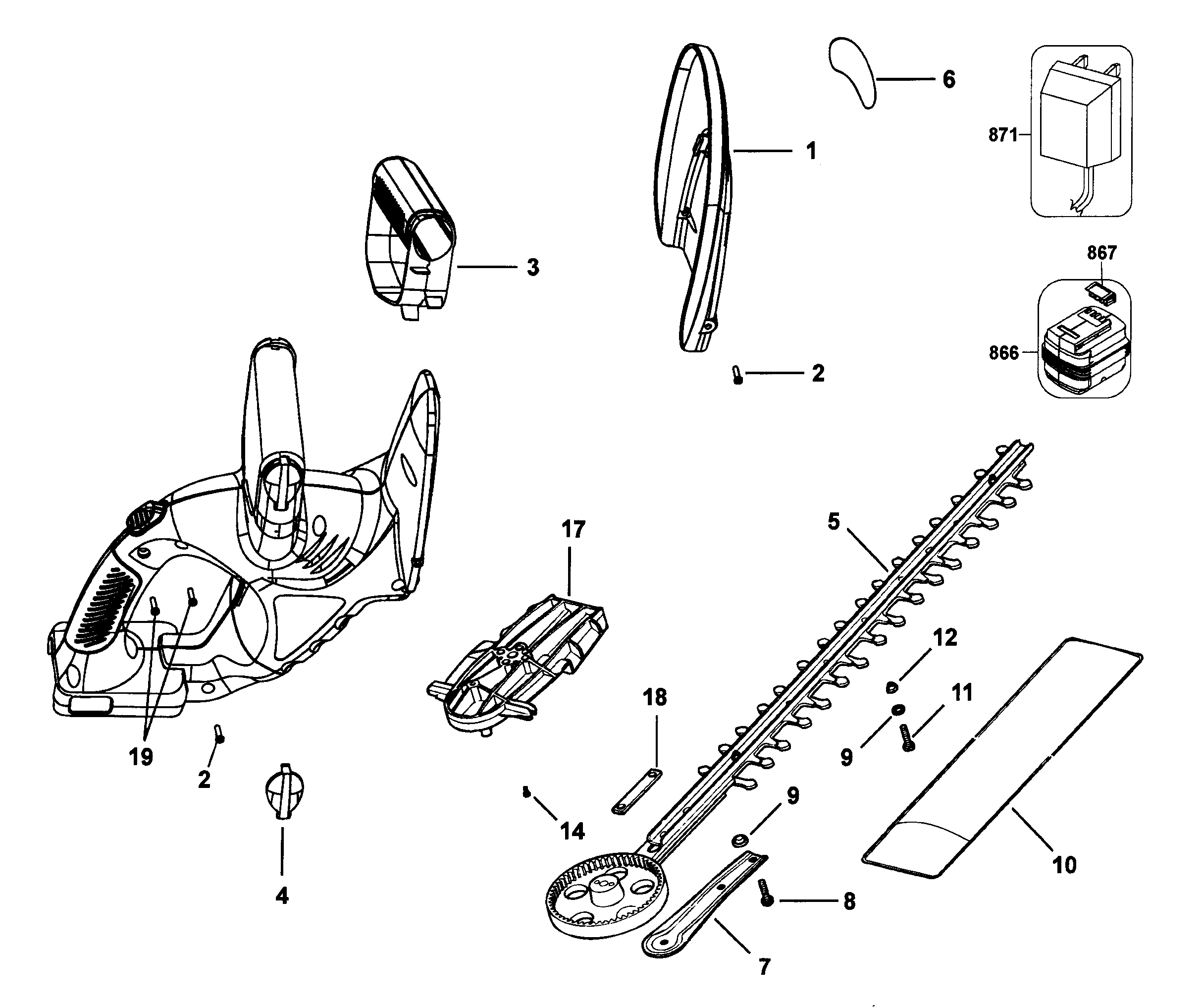 Trimmer assy