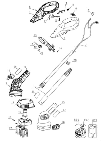 Trimmer assy