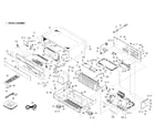 Yamaha RX-V475 cabinet parts diagram