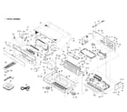 Yamaha RX-V575 cabinet parts diagram